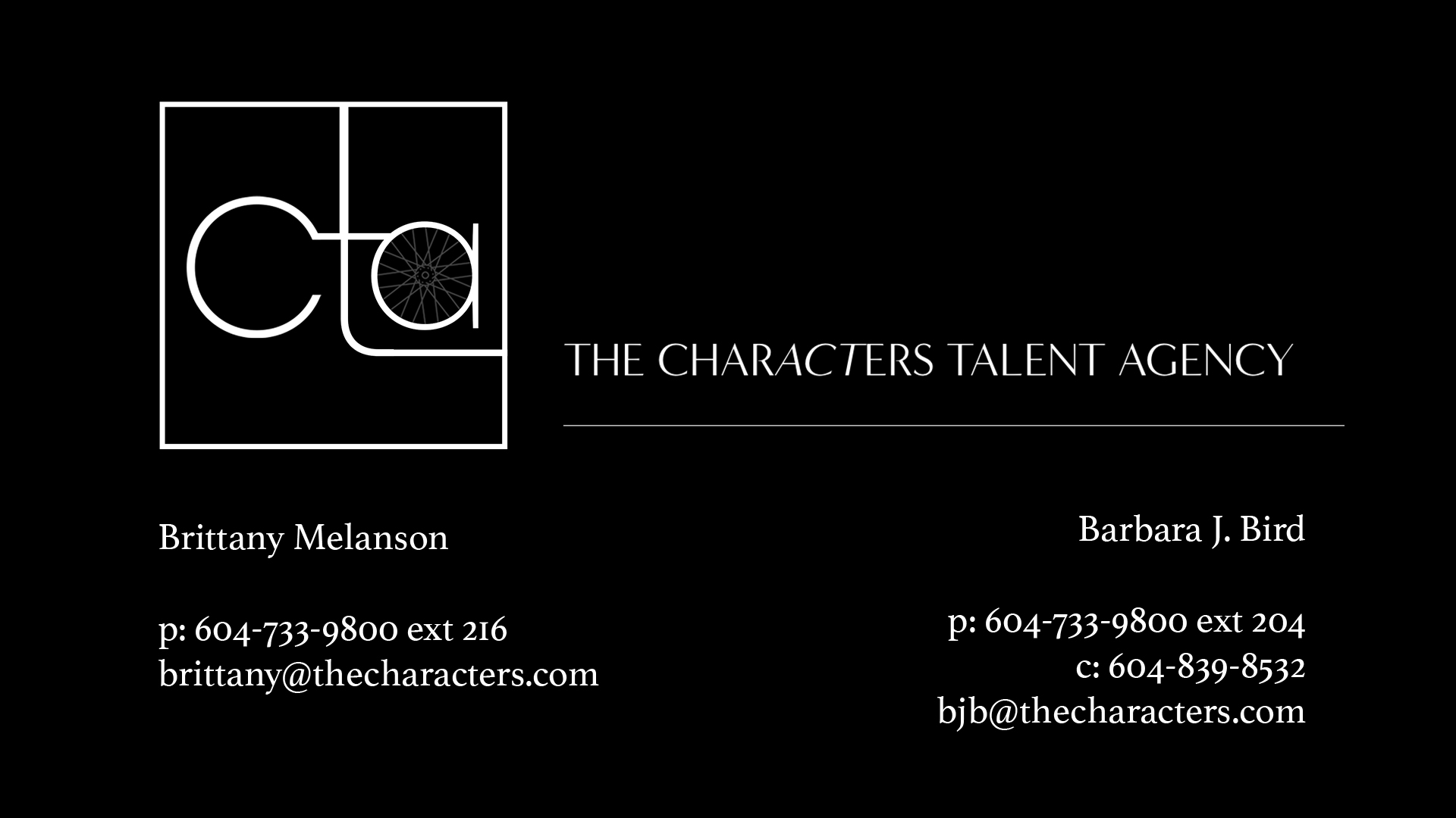 The Characters Talent Agency